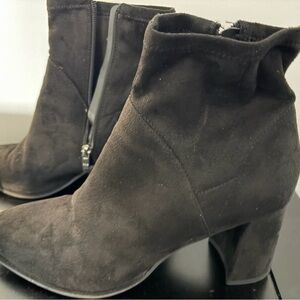 Black Suede Ankle Boots-Mark Fisher